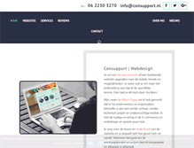 Tablet Screenshot of consupport.nl